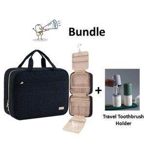 New! Travel Toiletry Bag + Travel Cup Holder